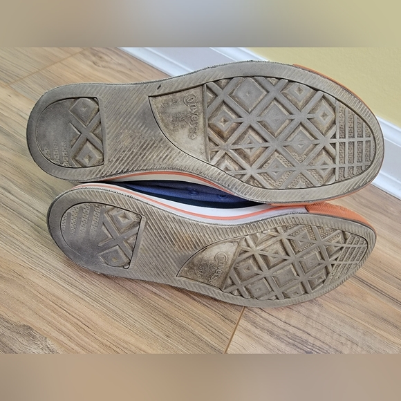 Converse, unisex mens US 9.5, women's 11.5, blue-orange - Picture 9 of 11